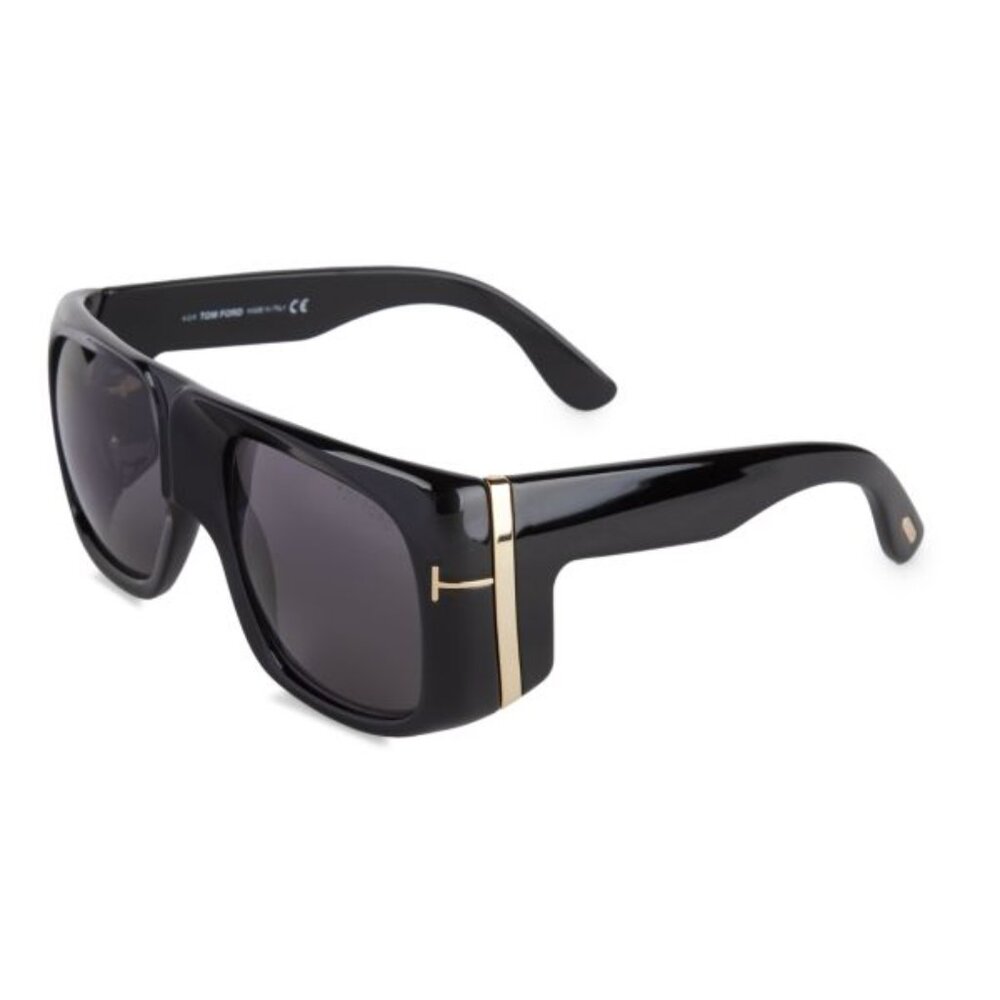 Tom Ford 60MM Gino Injected Square Sunglasses